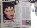 artikel over Ava Gardner flair documentaire, Ophalen of Verzenden, Gebruikt, Boek, Tijdschrift of Artikel