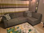 Grijze hoekbank in goede staat, Ophalen, Hoekbank, 75 tot 100 cm, Zo goed als nieuw
