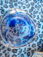 Vintage asbak blauwe swirls, Max Verboeket?, Ophalen of Verzenden