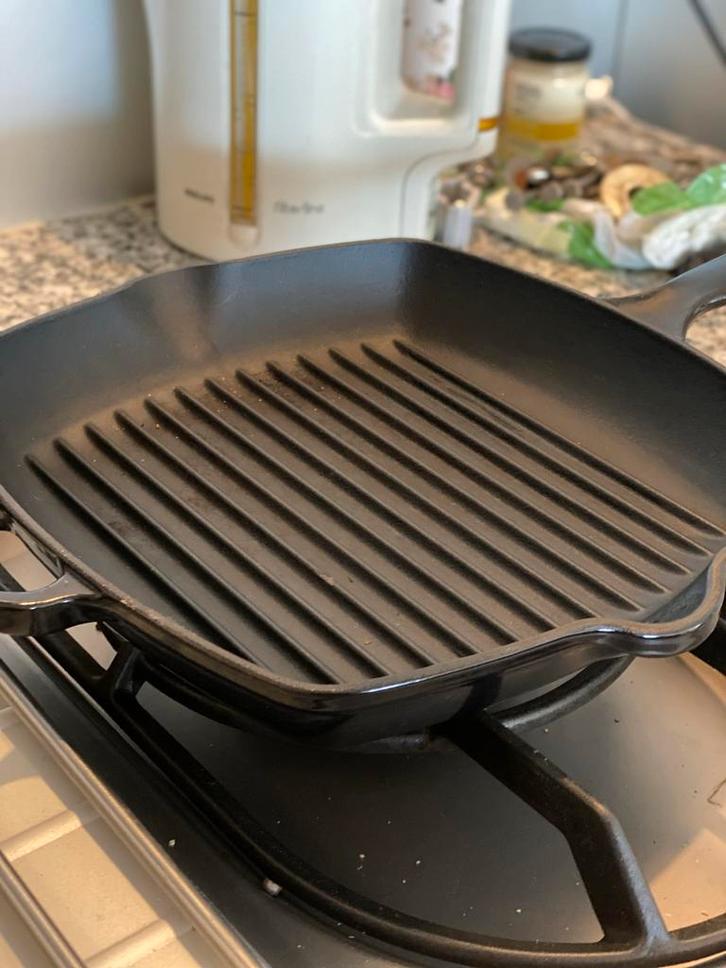Royal van Kempen & Begeer Grillpan - Nieuw!, Huis en Inrichting, Keuken | Potten en Pannen, Nieuw, Koekenpan of Braadpan, Gietijzer