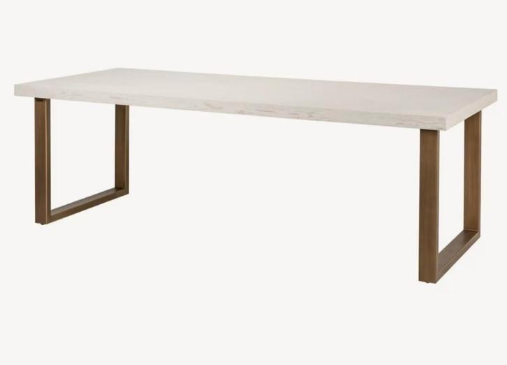 eettafel eiken visgraat model White bone *Richmond Interiors, Huis en Inrichting, Tafels | Eettafels, Nieuw, 50 tot 100 cm, 200 cm of meer
