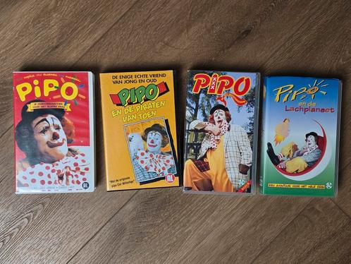 Pipo de Clown - 4 Videobanden, Cd's en Dvd's, VHS | Kinderen en Jeugd, Gebruikt, Kinderprogramma's en -films, Overige typen, Alle leeftijden