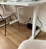 IKEA Trotten zit/sta bureau wit 120x70 cm, Huis en Inrichting, Nieuw, In hoogte verstelbaar, Ophalen of Verzenden