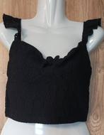 zwart fb sister topje maat S, Kleding | Dames, Zwart, Ophalen of Verzenden, Zo goed als nieuw, FB Sister