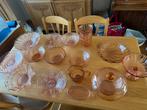 Glazen schalen roze persglas, Diversen, Pasen, Ophalen of Verzenden, Zo goed als nieuw