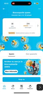 AH zegels bioscoop vouchers, Twee personen, Kortingsbon