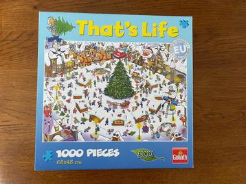 "That's Life"  Kerst Puzzel  1000 stukjes 'Goliath'  beschikbaar voor biedingen