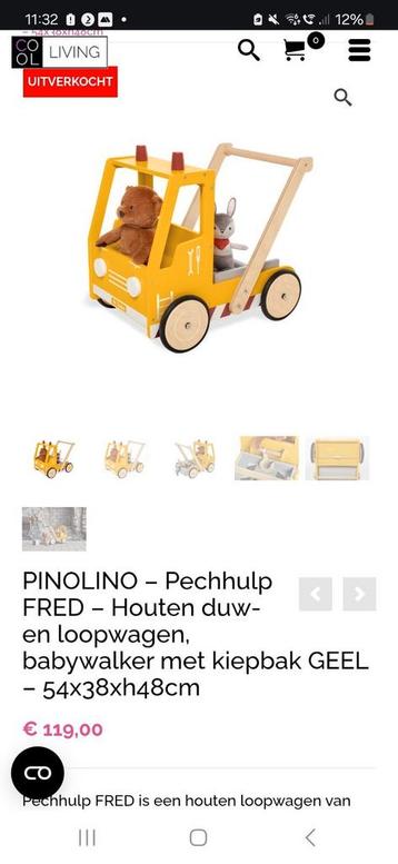Pinolino loopwagen, niet meer verkrijgbaar beschikbaar voor biedingen