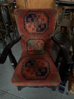Set van 3 vintage stoelen met tapijtbekleding, Antiek en Kunst, Ophalen