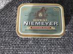 Niemeyer tabak blik, Verzamelen, Ophalen of Verzenden, Gebruikt, Overige