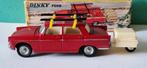Dinky Toys (536) Peugeot 404 met aanhanger, Ophalen of Verzenden, Gebruikt, Auto, Dinky Toys