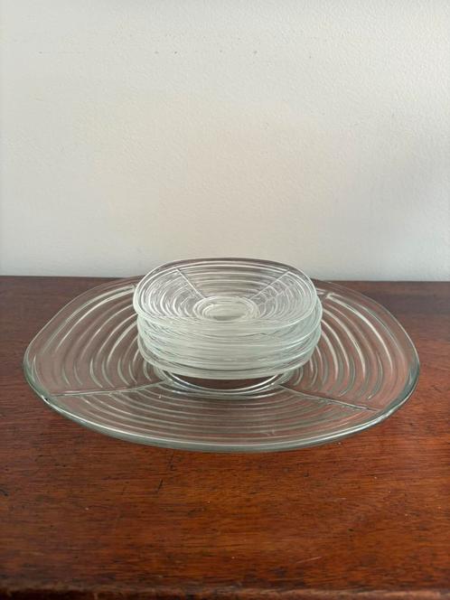 Littala glazen gebakset, Antiek en Kunst, Antiek | Glas en Kristal, Ophalen of Verzenden