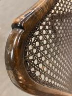 Antieke stoelen, eetkamer, rotan en teak, Ophalen