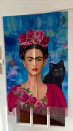 Prachtige sjaal  Frida Kahlo - roze, Kleding | Dames, Mutsen, Sjaals en Handschoenen, Ophalen of Verzenden, Nieuw, Maat 46/48 (XL) of groter