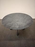 Ronde eettafel HPL zwart marmer 140cm, Huis en Inrichting, Tafels | Eettafels, Rond, Ophalen of Verzenden, Zo goed als nieuw, Vijf personen of meer