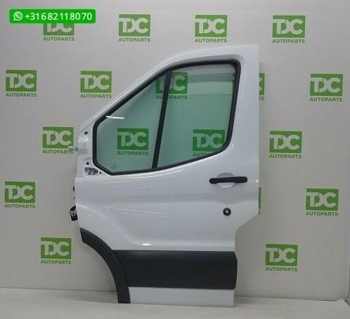 Ford Transit ('14-'19) Voorportier links wit, Auto-onderdelen, Carrosserie en Plaatwerk, Deur, Ford, Voor, Links, Gebruikt, Ophalen of Verzenden