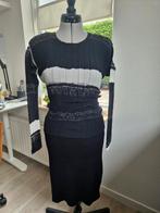 Zwarte blouse Issey Miyake pleats please, Ophalen of Verzenden, Zo goed als nieuw, Maat 38/40 (M), Zwart
