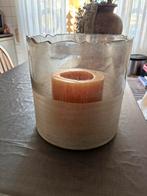 grote glaze windlicht, Huis en Inrichting, Ophalen, Overige materialen, Overige kleuren, 50 tot 75 cm