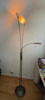 vloerlamp + leeslamp, Huis en Inrichting, Ophalen, Zo goed als nieuw, Metaal, 150 tot 200 cm