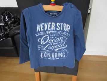 Just Small - stoere longsleeve maat 86 beschikbaar voor biedingen