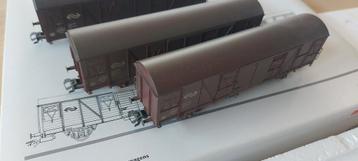 3 dlg Märklin NS gesloten goederenwagenset artnr 47313 + ovp beschikbaar voor biedingen