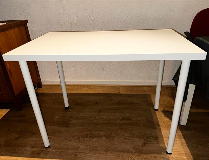 Witte LIMNON Ikea Bureau/Tafel, Huis en Inrichting, Tafels | Sidetables, Zo goed als nieuw, 50 tot 75 cm, 50 tot 100 cm, Rechthoekig