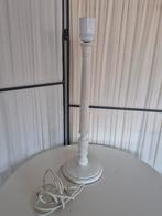 Lampenvoet, brocante, tafellamp, hout, wit, Huis en Inrichting, Ophalen, Zo goed als nieuw, Hout, Minder dan 50 cm