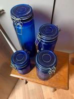 4 glazen pot, Huis en Inrichting, Keuken | Keukenbenodigdheden, Ophalen of Verzenden, Zo goed als nieuw