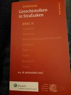 Zakboek Gerechtstolken in Strafzaken Deel II, Boeken, Drs. M. Besiktaslian (red.), Ophalen of Verzenden, Zo goed als nieuw, Overige uitgevers