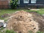 Gratis paar kub straat zand en stoeptegels en betontegels, Tuin en Terras, Ophalen of Verzenden, Zo goed als nieuw, Ophoogzand