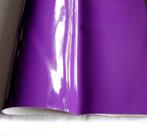 paars stevig vinyl stof lak crafting corset harness gothic, Verzenden, Nieuw, 30 tot 120 cm, 30 tot 200 cm