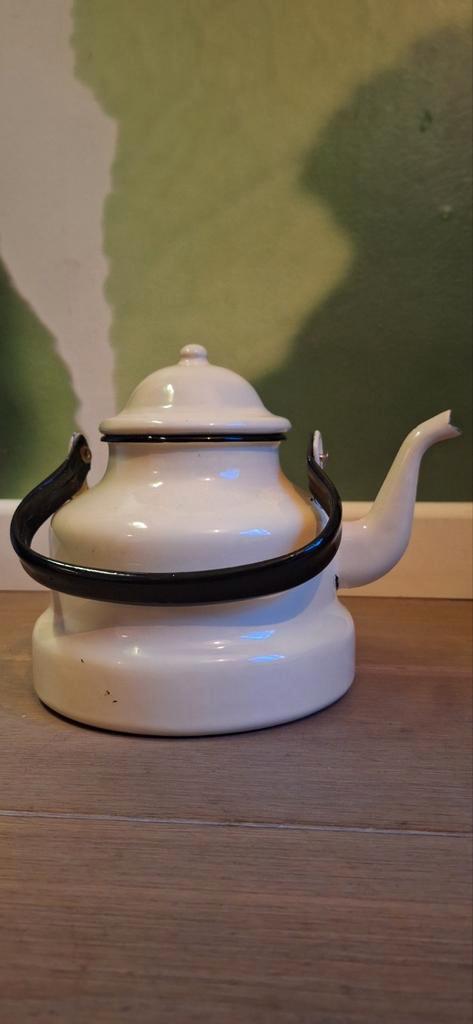 Vintage emaille Theepot, Antiek en Kunst, Antiek | Emaille, Ophalen of Verzenden