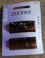 Zenner Haarclips 1 grote + 6 kleine &  kaart vol Elastiek, Sieraden, Tassen en Uiterlijk, Uiterlijk | Haarverzorging, Ophalen of Verzenden
