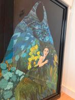 Girofla Schilderij met Lijst - 60x74cm, Antiek en Kunst, Kunst | Schilderijen | Klassiek, Ophalen