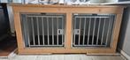 Mooie kennel/tv meubel eikenhout, Dieren en Toebehoren, Hondenhokken, Ophalen, Zo goed als nieuw, 110 cm of meer, 100 cm of meer