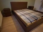 Ikea Malm bedombouw 160x200 met lades, Ophalen, Bruin, Tweepersoons, Zo goed als nieuw