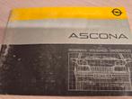Nederlands Opel Ascona C laatste typen handleiding óók 1,8GT, Auto diversen, Handleidingen en Instructieboekjes, Ophalen of Verzenden