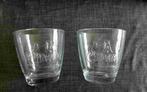 CHOCOMEL glazen, 8,5 cm diameter, 2 stuks, Huis en Inrichting, Glas of Glazen, Ophalen of Verzenden, Overige stijlen, Glas