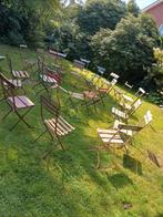 27 origineel Franse bistro stoeltjes; opknappers, Ophalen, Gebruikt, Overige materialen, 2 zitplaatsen