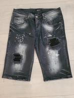 Korte John H jeans, Zwart/grijs, Maat 31 Zo goed als nieuw, Kleding | Heren, John H, Overige jeansmaten, Ophalen of Verzenden