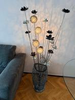 Decoratieve Staande Lamp met Bloemen gedimd, Ophalen, Zo goed als nieuw, Metaal, 100 tot 150 cm