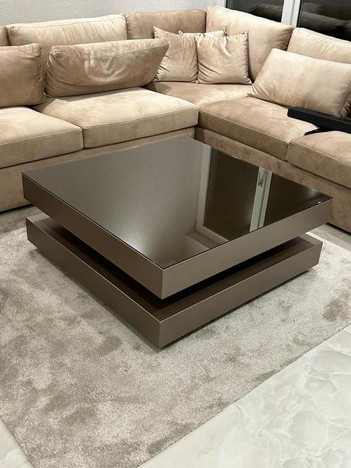 Dubbele Salontafel op maat passend bij Eric Kuster interieur, Huis en Inrichting, Tafels | Salontafels, Nieuw, Glas, Ophalen of Verzenden