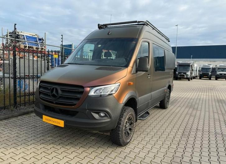 Mercedes Sprinter 4x4 V6 by DutchVanParts, Caravans en Kamperen, Campers, Bedrijf, tot en met 2, Buscamper of Camperbus, Mercedes-Benz