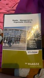 Reader - Management & Organisatie Haagse Hogeschool, Boeken, Ophalen of Verzenden, Zo goed als nieuw, HBO