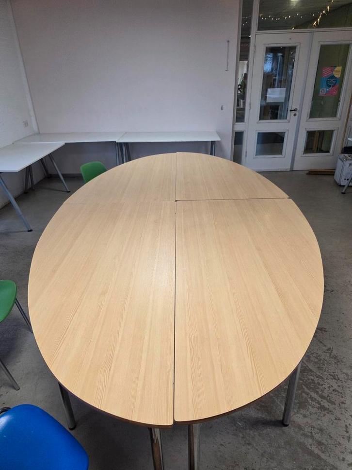 4-delige vergadertafel, Huis en Inrichting, Tafels | Eettafels, Gebruikt, 150 tot 200 cm, 200 cm of meer, Vijf personen of meer