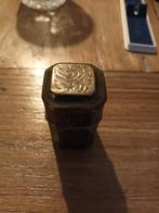 Antiek Lodereindoosje in Prima Staat, Antiek en Kunst, Ophalen of Verzenden