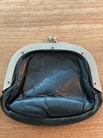 Knip portemonnee zwart leer, Ophalen of Verzenden, Gebruikt, Zwart, Leer