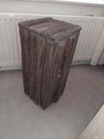 Bijzettafeltje, Huis en Inrichting, Minder dan 55 cm, Vierkant, Zo goed als nieuw, Hout