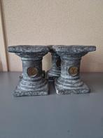 Brynxz Kandelaren & Inktpotjes met Bloemen, Overige materialen, Ophalen of Verzenden, Zo goed als nieuw, Grijs