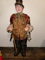 Bijzondere grote oude pop soort dickens figuur, Ophalen of Verzenden
